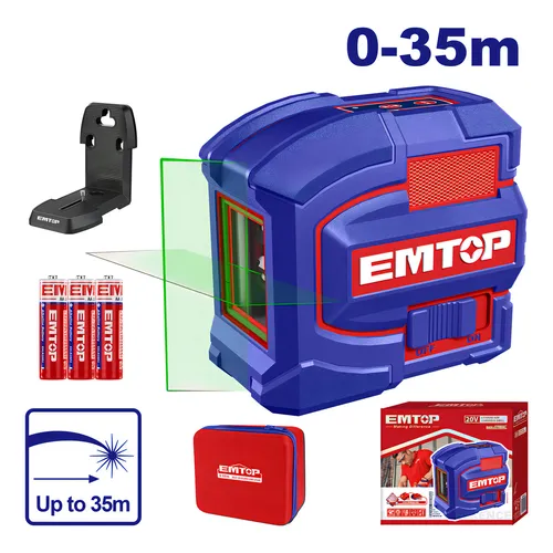 NIVEL LASER VERDE IMANT 2 LINEAS 35MT -INGCO ESLE21601