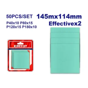 LIJA CUADRIC SET X50 MULTIUSO-EMTOP ESPR145115