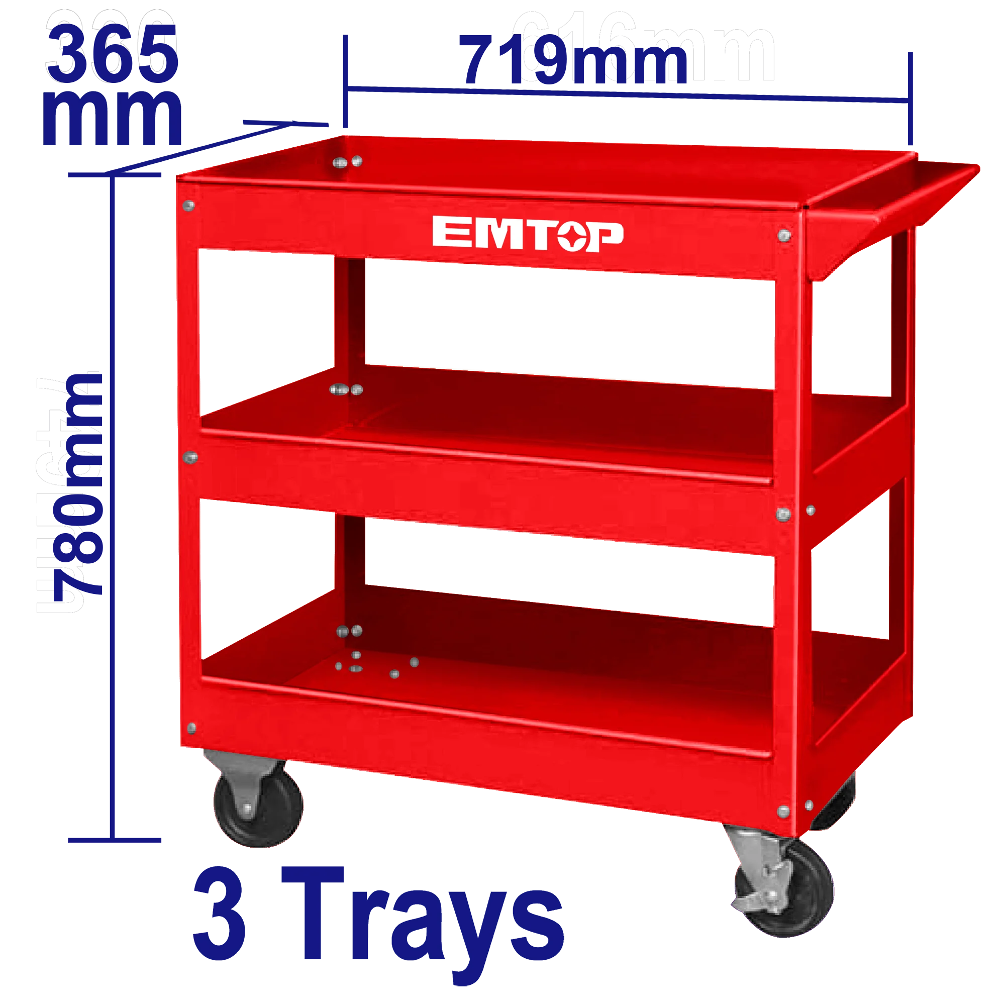 CARRITO HERRAMIENTAS 3 NIVELES-EMTOP ETCS0301