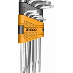 LLAVES TORX BRAZO LARGO SET X 9 PCS 10-50-INGCO HHK13092