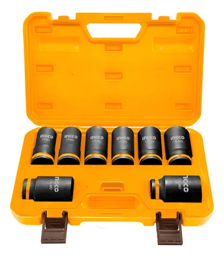 BOCALLAVES DE IMPACTO HEXAG 3/4" X 8PCS - INGCO HKISSD34082L