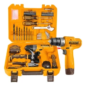 CAJA HERRAMIENTAS CON TALADRO 12V CON MALETIN 89 PIEZAS INGCO HKTHP10891