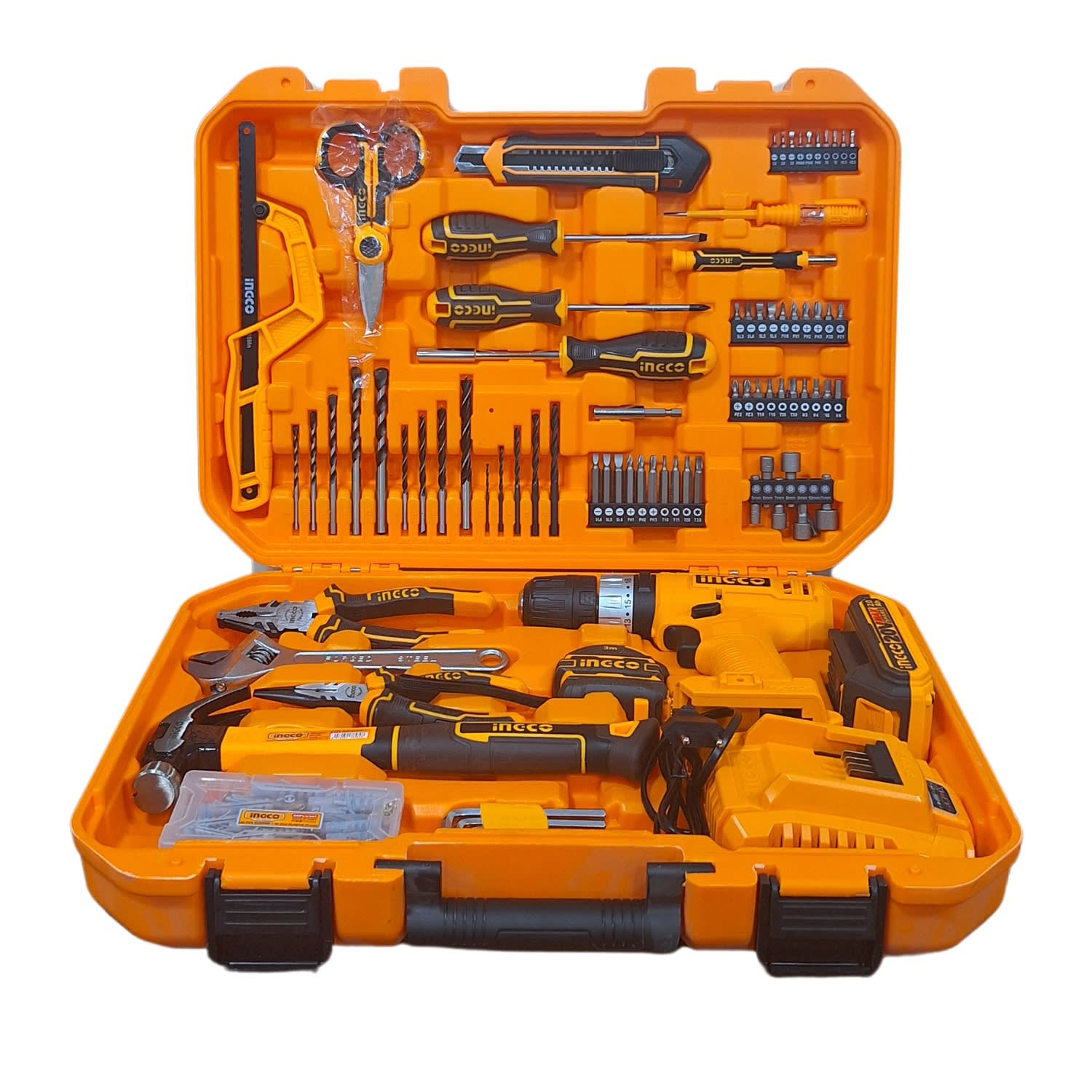 CAJA HERRAMIENTAS CON TALADRO PERCUTOR 66NM 20V C/MALETIN 165 PIEZAS INGCO - HKTHP11651-4 - Imagen 3