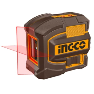 NIVEL LASER ROJO IMANTADO 2 LINEAS AUTONIVEL 18MT-INGCO HLL156503