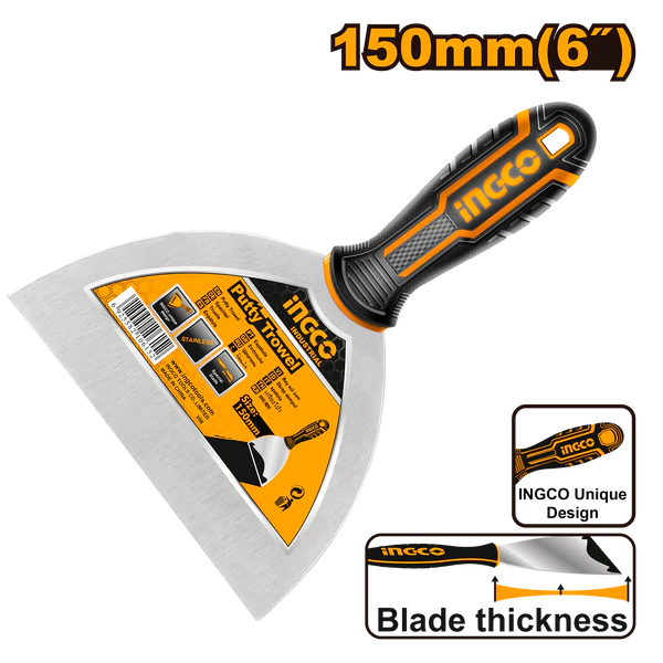 ESPATULA 6` /150MM INOXIDABLE-INGCO HPUT08150 - Imagen 2