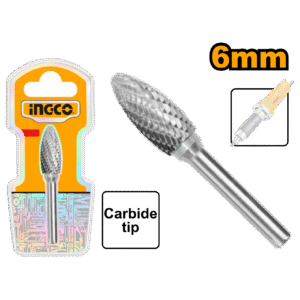 FRESA ROTATIVA TUNGSTENO FLAMA 6MM- INGCO HRRC0602