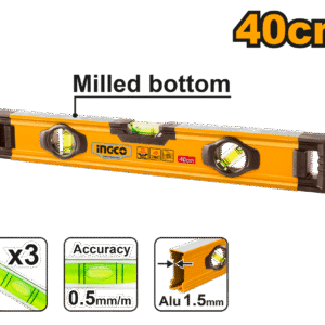 NIVEL DE ALUMINIO 40CM-INGCO HSL08040