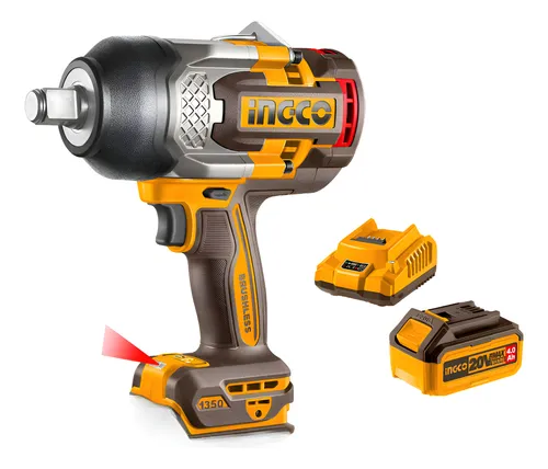 LLAVE DE IMPACTO 3/4 1350NM 20V BL CON KIT-INGCO CIWLI201351-4