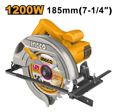 SIERRA CIRCULAR 1200W 7 1/4°/185MM X 20MM+ACCESORIOS CS18578-4