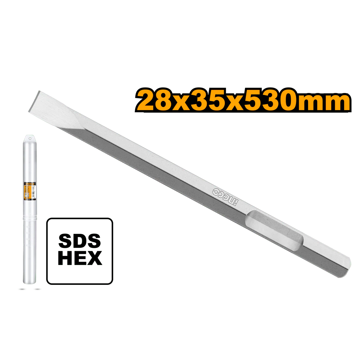 CINCEL HEX28 35 x 520MM-INGCO DBC04352012