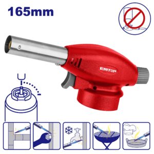 SOPLETE A BUTANO ELECT 165MM 1300°-EMTOP EMFG1602
