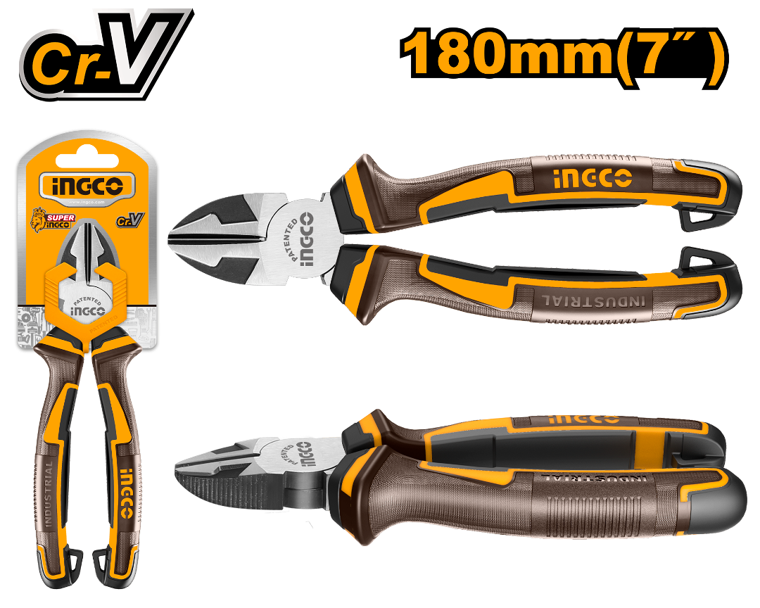 ALICATE CORTE DIAGONAL 7"- INGCO HDCP28188