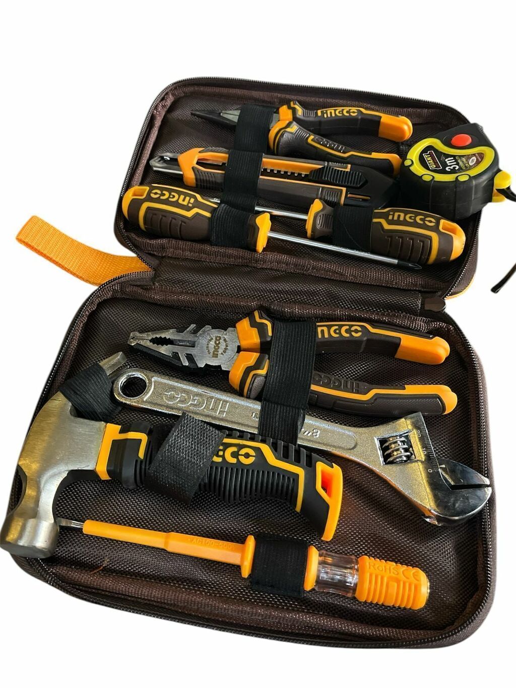 HERRAMIENTAS SET 9PCS ESTUCHE-INGCO HKTH20809 - Imagen 2