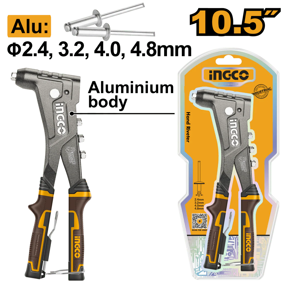 REMACHADORA 10.5'' - INGCO HR105