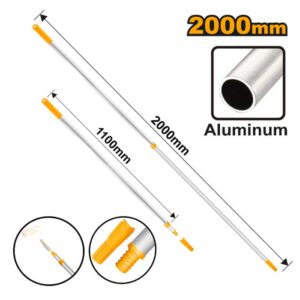 MANGO TELESCOPICO EXTEN ALUMINIO 2 MTS-INGCO HRCEP0201