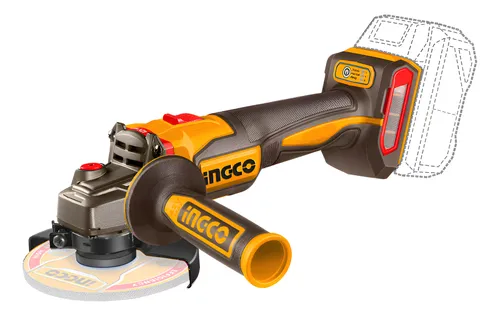 AMOLADORA ANG 4 1/2° / 115MM 42V 1280W CON KIT-INGCO CAGLI4128112-4 - Imagen 2