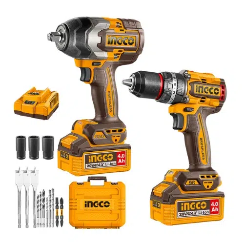 COMBO TALADRO PERCUTOR 96NM+LLAVE DE IMPACTO 850NM -INGCO COSLI250586-4 - Imagen 2