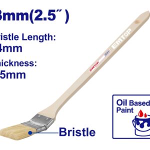 PINCELES CURVO 63MM 44X8.5MM APTO SINTETICO-EMTOP EMPE3325
