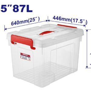 CONTENEDOR ORGANIZADOR INCOLORO 87LT - EMTOP EMTB2390