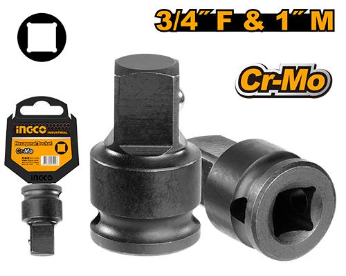ADAPTADOR DE IMPACTO 3/4 A 1-INGCO HIA24011