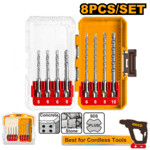 MECHAS WIDIA SDS PLUS X 8PCS-INGCO AKDL11806