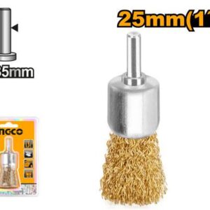 CEPILLO COPA RIZADO 1° /25MM PARA TALADRO INGCO WB70241