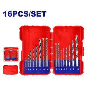 MECHAS WIDIA MADERA X 16PCS-INGCO ECDB01601