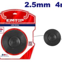 CARRETEL CON TANZA PARA DESMALEZADORA 2.5MM X 4MT-EMTOP ELSL25401