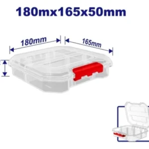 ORGANIZADOR INCOLORO 6 DIVISIONES-EMTOP EMTB8341