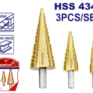 MECHA ESCALONADA/LATERAL X 3PCS HSS 4341-EMTOP ESDL80401
