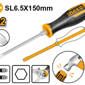 DESTORNILLADOR PLANO DE GOLPE SL6.5X150MM-INGCO HGTS686150