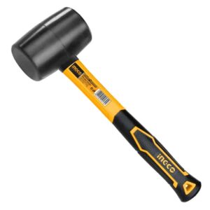 MAZA DE GOMA 8OZ / 220GR CABO FIBRA INGCO HRUH8808