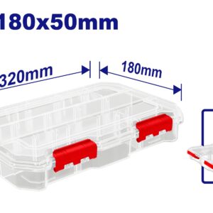 ORGANIZADOR INCOLORO 13 DIVISIONES-EMTOP EMTB8342