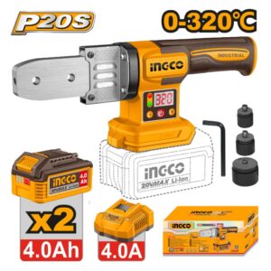 TERMOFUSORA DIGITAL 20V 320° CON KIT-INGCO PTWTLI20182-4