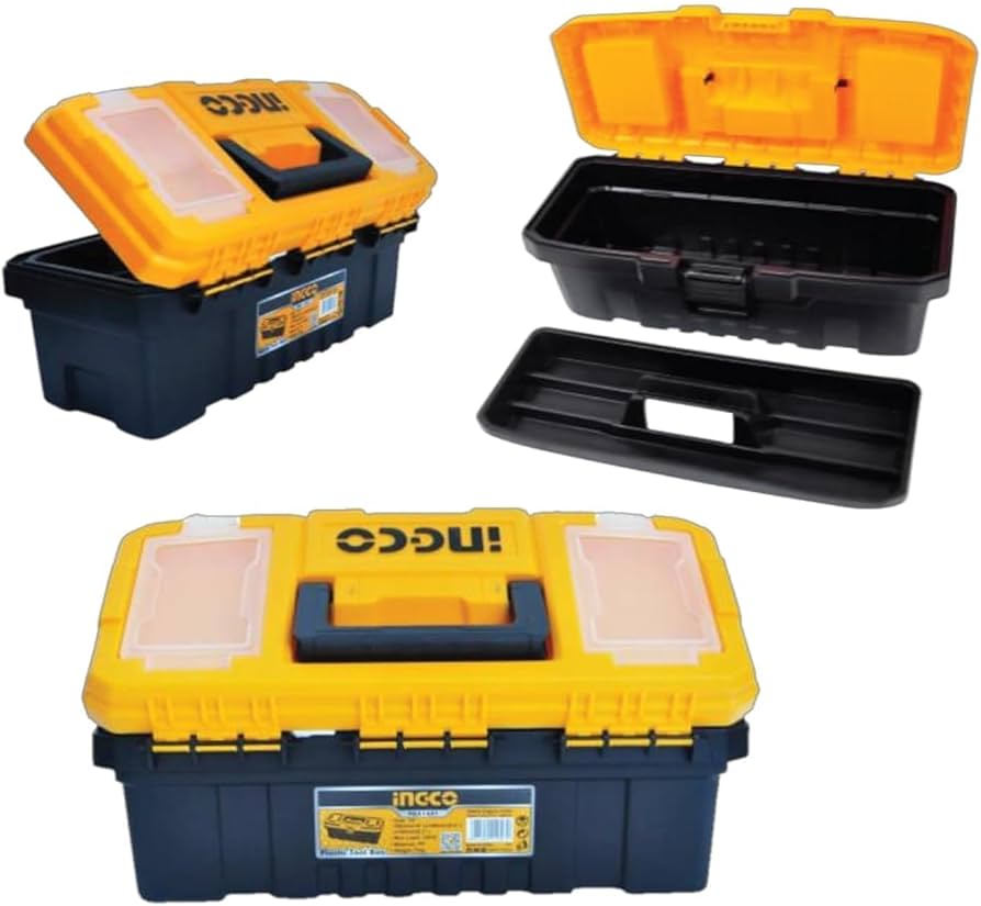 CAJA PLASTICA CON CIERRE PLASTICO 14''-INGCO PBX1401