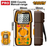 MULTIMETRO DIGITAL CA 20 - 1000V CAT III - INGCO DM310002