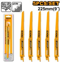 HOJAS PARA SIERRA SABLE X 5PCS 6TPI METAL - INGCO RSB1111DF