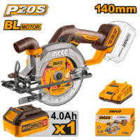 SIERRA CIRCULAR 20V 5 1/5'' CON KIT CAJA CARTON -INGCO CSLI14021-4