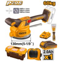 VIBRADOR DE CERAMICO 20V 60KG CAJA HERRERRAMIENTA KIT-INGCO CTVLI20015-4