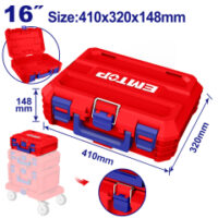 MALETIN PORTA HERRAMIENTAS APILABLE 16''-EMTOP EPBXS101