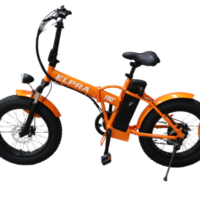 BICICLETA ELECT ELPRA FAT 250W ROD 20 NARANJA