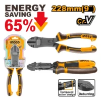 PINZA ALICATE CORTE DIAGONAL COMP 9"-INGCO HCDCP58230