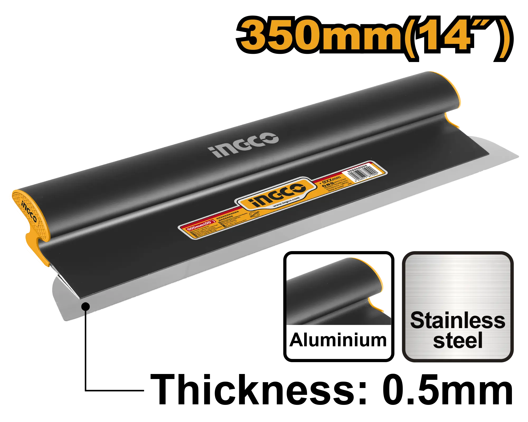 LLANA PARA YESO 14"-350 MM-INGCO HSCL01401