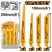 HOJAS PARA SIERRA SABLE X 10PCS METAL/MADERA - INGCO RSB1001