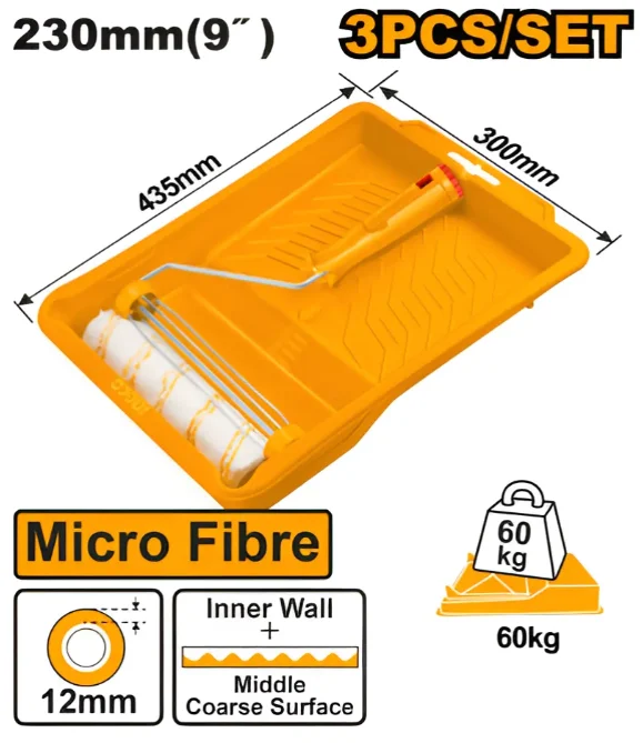 RODILLO 230MM + BANDEJA-INGCO HKTCB030912