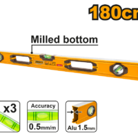 NIVEL DE ALUMINIO 180CM-INGCO HSL08180