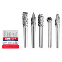 JUEGO DE FRESAS TUNGSTENO 5PCS EMTOP EHRRC0051