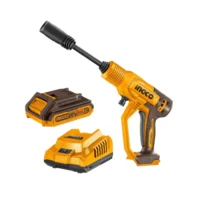 PROMO ABRIL!! HIDROLAVADORA 20V C/CARGADOR Y BATERIA 2AH + BOLSO DE TELA 13" + LINTERNA 270L + JUEGO DE ACOPLES + BATERIA TOTAL 2AH DE REGALO!